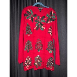 Vintage Ugly Christmas Sweater Xmas Size Medium